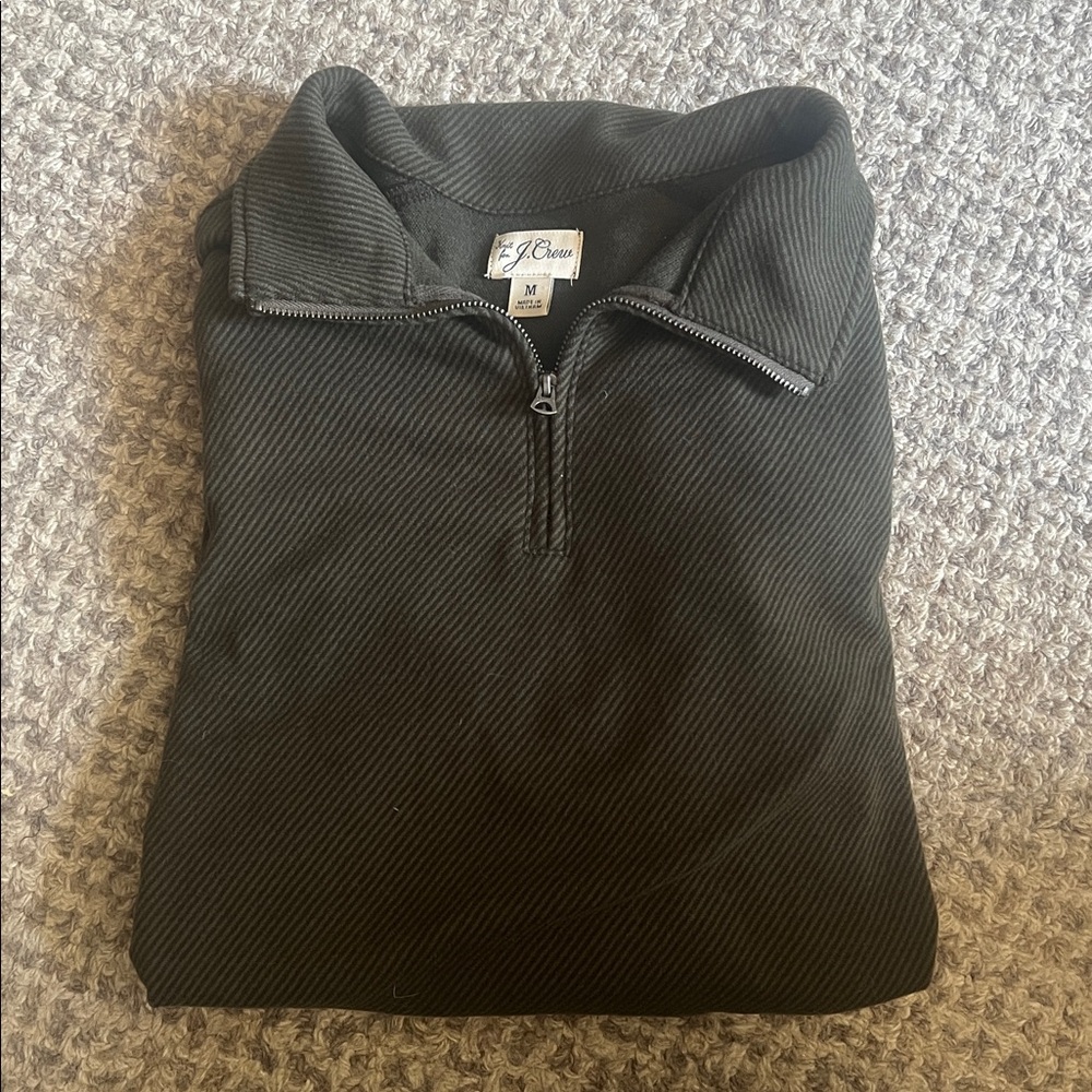🫒 J.Crew Men’s Olive Green Half Zip Sweater | Size M 🫒